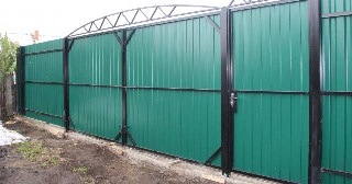 Купить ворота из профнастила Орск, цена от 4144 руб.